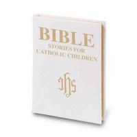 Deluxe White Leatherette Version Bible Stories for Catholic Children