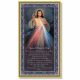 Divine Mercy 5 x 9 inch Gold Foil Italian Plaque with Prayer (2 Pack) - 846218042964 - E59-123