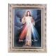 Divine Mercy - Detailed Scroll Carvings Silver Frame - 2Pk -  - 863-123