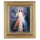 Divine Mercy Lithograph In An Gold Leaf Antique Frame - 846218057944 - 115-123