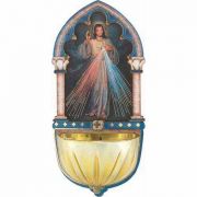 Divine Mercy Multi-dimensional Church Holy Water Bowl Font