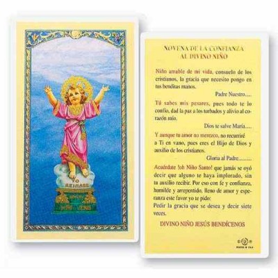 Divino Nino-novena Confianza 2 x 4 inch Holy Card (50 Pack) - 846218017375 - S24-118