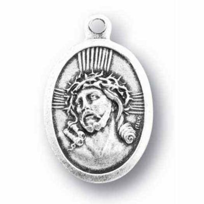 Ecce Homo/Mater Dolorosa Silver Oxidized Medal (25 Pack) - 846218076891 - 1086-114