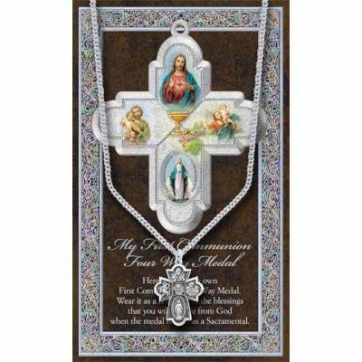 Genuine Pewter Communion 4 Way Medal (2 Pack) -  - 950-689