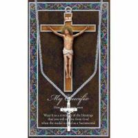 Genuine Pewter Crucifix Medal