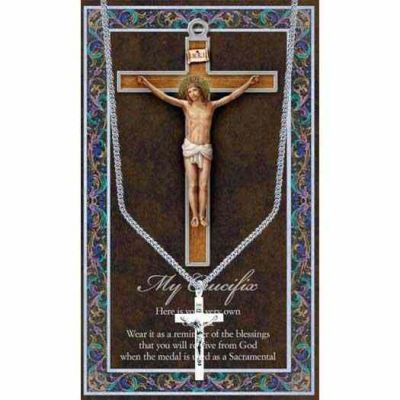 Genuine Pewter Crucifix Medal (2 Pack) - 846218036697 - 950-811