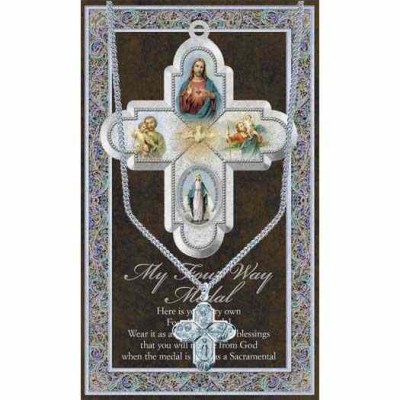 Genuine Pewter Four Way Medal (2 Pack) - 846218036703 - 950-810 Genuine Pewter Four Way Medal (2 Pack) - 846218036703 - 950-810