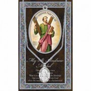 Genuine Pewter Saint Andrew Medal
