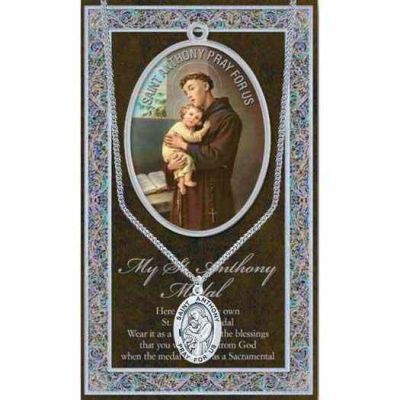 Genuine Pewter Saint Anthony Medal (2 Pack) - 846218036017 - 950-300