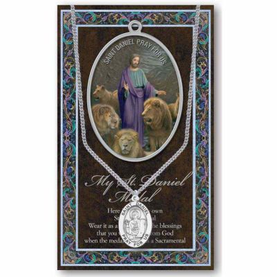 Genuine Pewter Saint Daniel Medal (2 Pack) - 846218039438 - 950-431