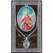 Genuine Pewter Saint Elizabeth Medal