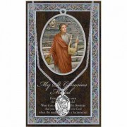 Genuine Pewter Saint Genesius Medal