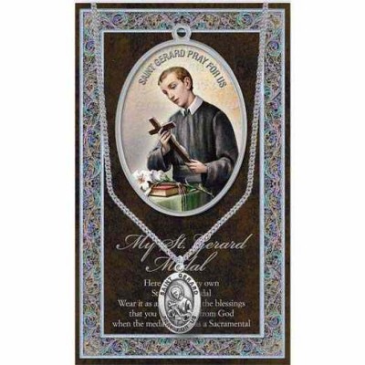 Genuine Pewter Saint Gerard Medal (2 Pack) - 846218038134 - 950-615