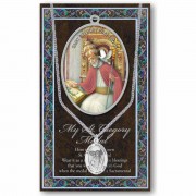 Genuine Pewter Saint Gregory The Great Medal