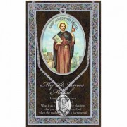 Genuine Pewter Saint James Medal
