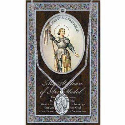 Genuine Pewter Saint Joan Of Arc Medal (2 Pack) - 846218038295 - 950-460