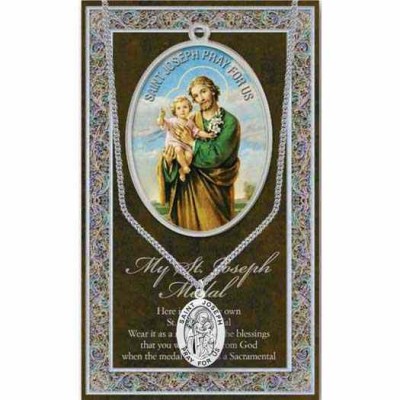 Genuine Pewter Saint Joseph Medal (2 Pack) - 846218036055 - 950-632