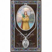Genuine Pewter Saint Julia Medal