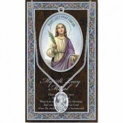 Genuine Pewter Saint Lucy Medal