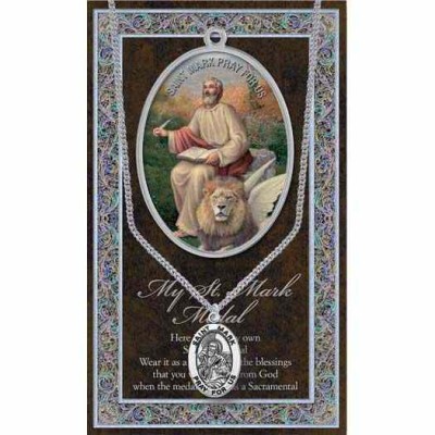 Genuine Pewter Saint Mark Medal (2 Pack) - 846218038189 - 950-488