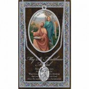 Genuine Pewter Saint Matthew Medal