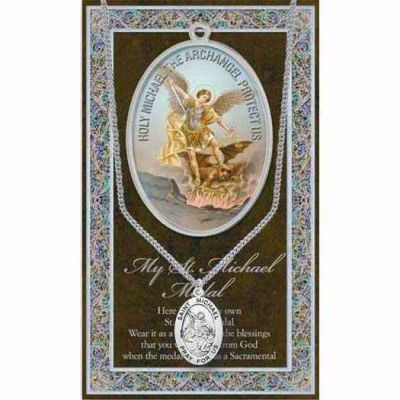Genuine Pewter Saint Michael Medal (2 Pack) - 846218036079 - 950-330