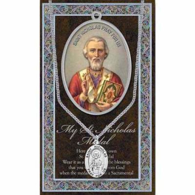 Genuine Pewter Saint Nicholas Medal (2 Pack) - 846218038196 - 950-508