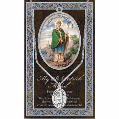 Genuine Pewter Saint Patrick Medal (2 Pack) - 846218038202 - 950-640