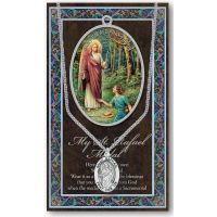 Genuine Pewter Saint Raphael Medal