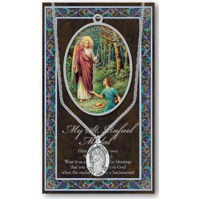 Genuine Pewter Saint Raphael Medal - (Pack Of 2) -  - 950-526