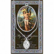 Genuine Pewter Saint Sebastian Medal