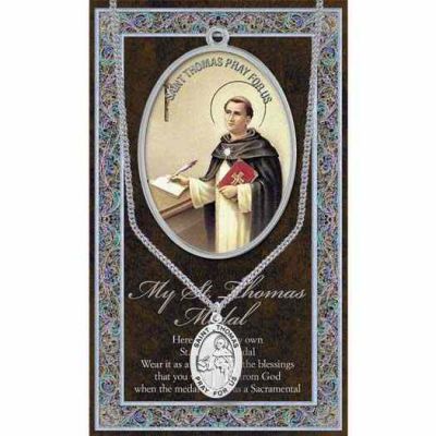 Genuine Pewter Saint Thomas Medal (2 Pack) - 846218038240 - 950-552