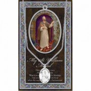 Genuine Pewter Saint William Medal