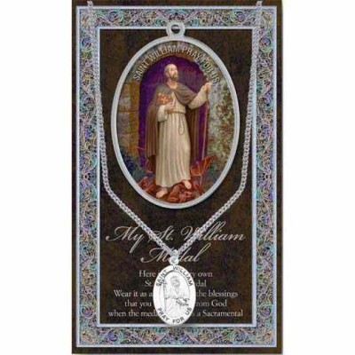 Genuine Pewter Saint William Medal (2 Pack) - 846218038264 - 950-564 Genuine Pewter Saint William Medal (2 Pack) - 846218038264 - 950-564