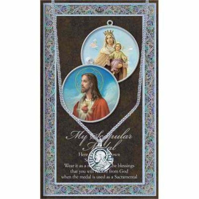 Genuine Pewter Scapular Medal (2 Pack) - 846218036680 - 950-220