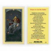 God The Father Laminated 2 x 4 inch Holy Card (50 Pack)