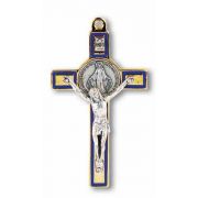 Gold Miraculous Medal Crucifix