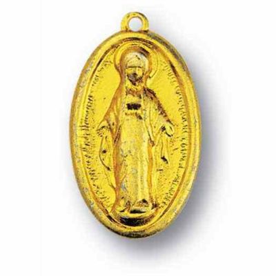 Gold Plated Miraculous Medal 1 inch (50 Pack) - 846218090910 - 1133