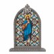 Good Shepherd Textured Italian Art Glass In Arched Frame - 846218056008 - SG830-103