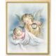 Guardian Angel With Lantern 8x10 inch Gold Framed Plaque- 846218042117 - 810-352