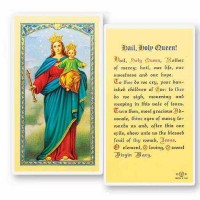 25pk - Hail Holy Queen Laminated Holy Card Pk 25 25pk - Hail Holy Queen Laminated Holy Card Pk 25
