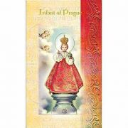 Holy Card Of Infant Of Prague 2 Page Biography Holy Card (20 Pack)