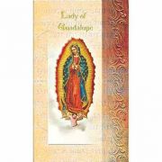 Holy Card Our Lady Of Guadalupe 2 Page Biography Holy Card (20 Pack)