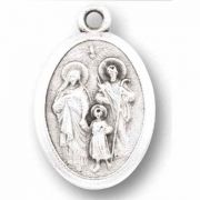 Holy Family Silver Oxidized Medal (25 Pack)