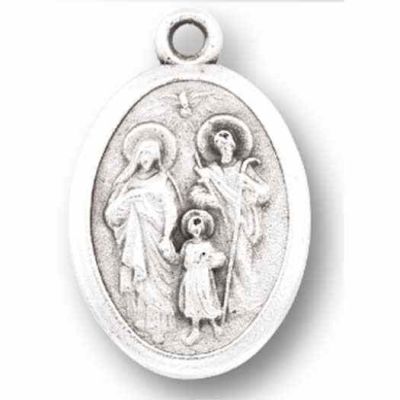 Holy Family Silver Oxidized Medal (25 Pack) - 846218077188 - 1086-360