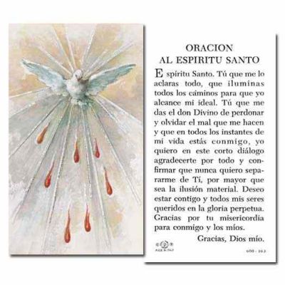Holy Spirit 2 x 4in. Holy Card - (Pack of 100) - 846218008298 - 600-163