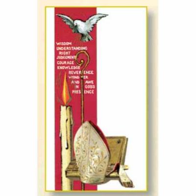 Holy Spirit (Confirmation) 2 x 4 inch Paper Holy Cards - (Pack of 100) - 846218048119 - HS-01