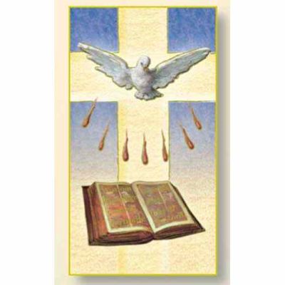 Holy Spirit(Confirmation) 2 x 4in. Paper Holy Cards - (Pack of 100) - 846218010529 - HS-05