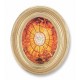 Holy Spirit Gold Stamped Print In Oval Gold Leaf Frame - (Pack Of 2) -  - 451G-651