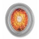 Holy Spirit Gold Stamped Print In Oval Silver Leaf Frame - (Pack Of 2) -  - 451S-651